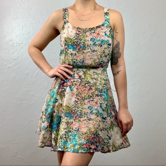 Urban Outfitters Dresses & Skirts - Urban outfitters: Lucca Couture floral mini dress